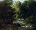 Fluss Landschaft realistischer Maler Gustave Courbet